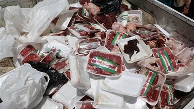 ضبط 150 كيلو أغذية فاسدة غير صالحة للإستهلاك الآدمي بـ الإسماعيلية 