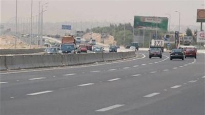 حركة سريعة للسيارات أعلى دائري المريوطية