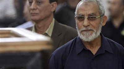 بث مباشر.. محاكمة محمد بديع  و46 آخرين في قضية فض رابعة