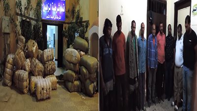 فيديو.. أمن بورسعيد يتمكن من إحباط محاولة تهريب 4,5 طن بضائع أجنبية 