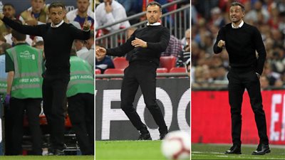 إنريكي يشيد بالبداية المثالية مع منتخب إسبانيا