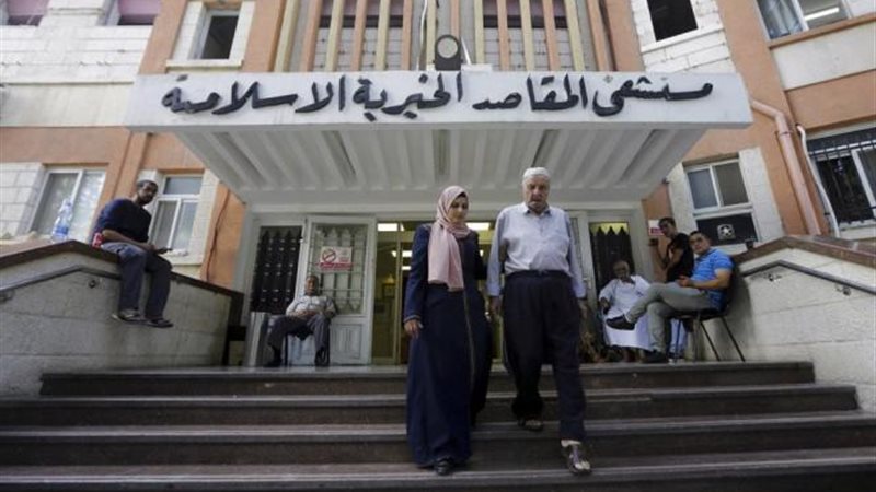 إحدى مستشفيات القدس