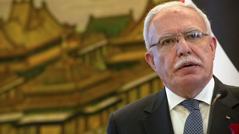  وزير الخارجية الفلسطيني