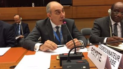 مندوب مصر بالأمم المتحدة لمفوضية حقوق الإنسان :  شوفي اللي بيحصل للاجئين في أوروبا واتكلمي عن مصر 