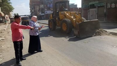 صور.. حملة نظافة مكبرة بحوش عيسي في البحيرة
