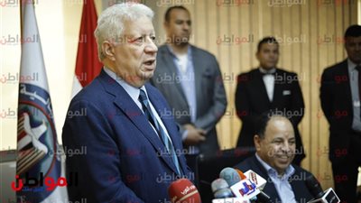 فيديو وصور.. كواليس مؤتمر مرتضي منصور ووزير المالية