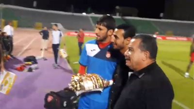 فيديو.. المصري يرحب بفريق اتحاد العاصمة قبل بداية مران اليوم