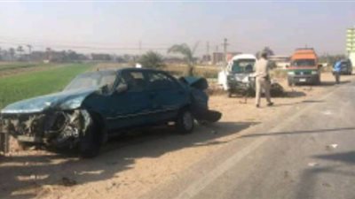 مصرع شخص وإصابة آخر فى حادث تصادم بالبحيرة 