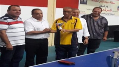 محمد عثمان يحصل على المركز الرابع في بطولة الرواد لتنس الطاولة براس البر