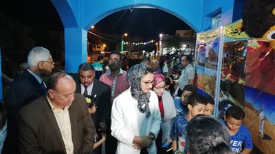 صور.. نائب محافظ الوادي الجديد تشهد ختام أنشطة مكتبة مصر العامة بالخارجة