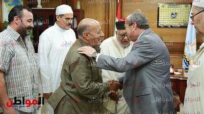 محافظ كفر الشيخ يناقش الاستعدادت للمولد الإبراهيمي مع وفد الطرق الصوفية