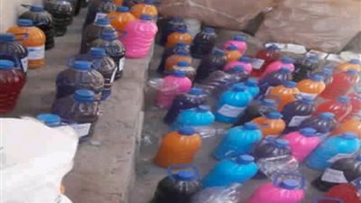 ضبط 4 طن صابون سائل داخل مصنع بدون ترخيص بـ البحيرة 