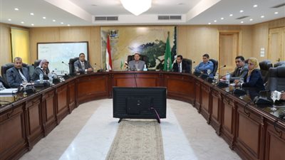 محافظ الفيوم يستعرض مع وفد صندوق تحيا مصر الرؤية الشاملة لتطوير القرية المصرية