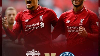 محمد صلاح يقود هجوم ليفربول أمام باريس سان جيرمان
