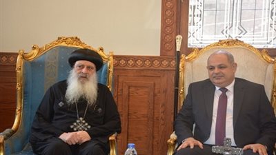 صور.. احتفال بالعام الدراسي الجديد بكاتدرائية مار جرجس بحضور محافظ الغربية والأنبا بولا