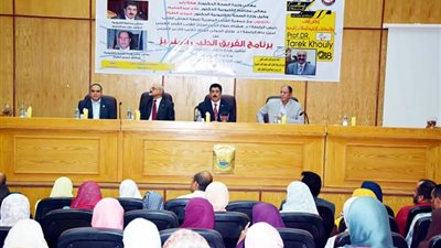 صور.. محافظ القليوبية يشارك في مؤتمر إنعاش القلب بـ بنها