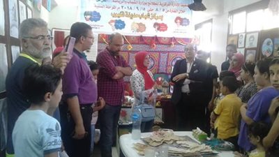 صور.. افتتاح فعاليات معرض الطلائع بـ مركز شباب قليوب 