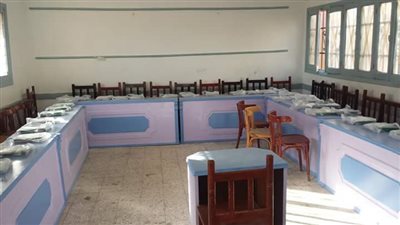 صور.. مدرسة وجيه أباظة بدمنهور تستقبل طلابها بحفاوة