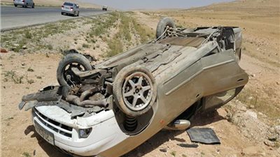 أسماء المصابين الخمسة إثر حادث انقلاب سيارة بالوادي الجديد 
