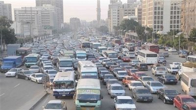 المرور أول أيام العام الدراسي.. كثافات متوسطة أعلى كوبري ثروت