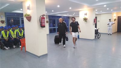 الزمالك يصل ملعب بتروسبورت