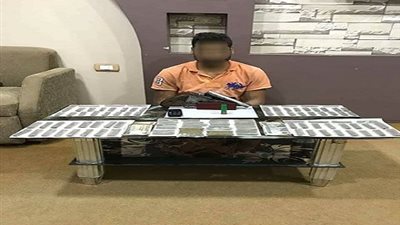 القبض على عاطل بحوزته كميات كبيرة من مخدر الإستروكس بالسنطة 