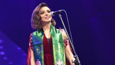 أنغام تشعل حفل اليوم الوطني السعودي 