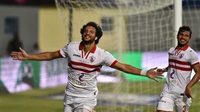 اختبار طبي لمحمود علاء في مران الزمالك
