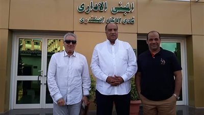 حلمي طولان يظهر في الاتحاد السكندري بصحبة وليد صلاح