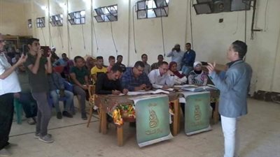 صور.. إجراء التصفيات النهائية لمسابقة إبداع بالشباب والرياضة ببني سويف