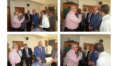 صور .. نائب محافظ القاهرة للمنطقة الغربية يزور المجمع الحرفي بالوايلي