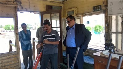 رئيس هيئة السكة الحديد يواصل الاطئمنان على مزلقانات المنطقة الجنوبية