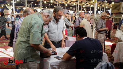 صور.. إقبال كثيف من أعضاء الأهلي للمشاركة في الجمعية العمومية