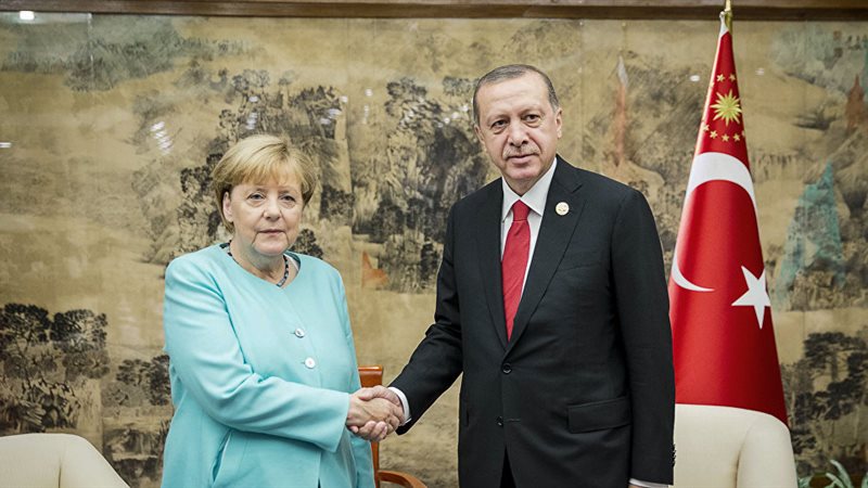 أردوغان وميركل