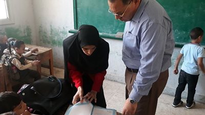 محافظ الشرقية يتفقد مدرسة جلال العبودي الإبتدائية بأنشاص الرمل
