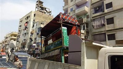 صور.. حملة مكبرة لإزالة الإشغالات بمركز ومدينة نجع حمادي