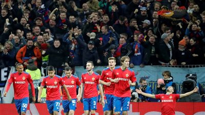 سيسكا موسكو يفجر المفاجأة ويفوز على ريال مدريد بدوري أبطال أوروبا