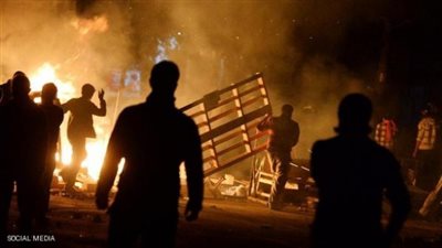 السيطرة على حريق هائل في 10 حظائر ماشية بمركز الشهداء