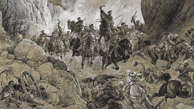 صورة لا تنسى .. كل هذه الجثث بسبب رسمة كاريكاتير