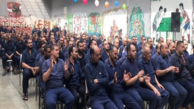 تنظيم إحتفالية لنزلاء السجون بمناسبة الإحتفال بأعياد أكتوبر 