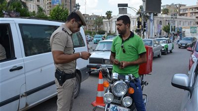 تحرير 1911 مخالفة مرورية متنوعة بالبحيرة