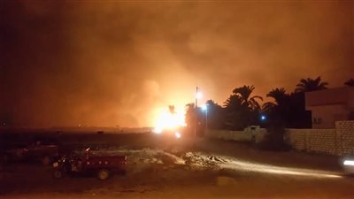 بالأسماء.. إصابة 28 بينهم 3 أفراد شرطة في حريق الراشدة بـ الوادي الجديد 
