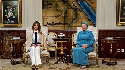 القناة العاشرة الإسرائيلية تسلط الضوء على زيارة ميلانيا ترامب لمصر