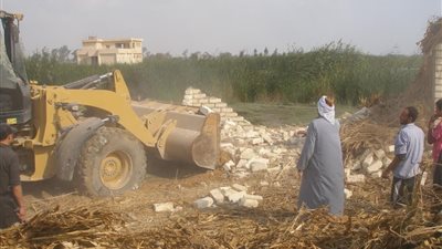 إزالة 13 حالة تعدِ خلال الموجة الحادية عشر لاسترداد أراضي الدولة في قنا