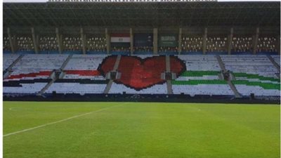 جماهير الهلال ترسم 