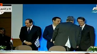 بث مباشر.. مؤتمر صحفي للرئيس السيسي ونظيره القبرصي ورئيس الوزراء اليوناني 