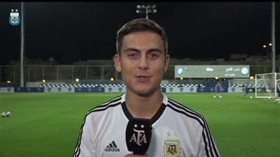 فيديو.. ديبالا يدعو الجماهير لحضور مباراة الارجنتين والعراق