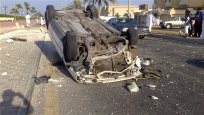 إصابة 8 في انقلاب سيارة سوزوكي بطريق بني سويف- الفيوم الجديد