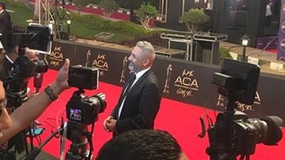 صور| وصول صبري فواز إلى مهرجان السينما العربية