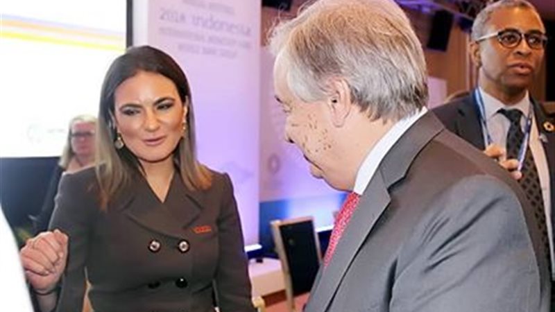 وزيرة الاستثمار والتعاون
